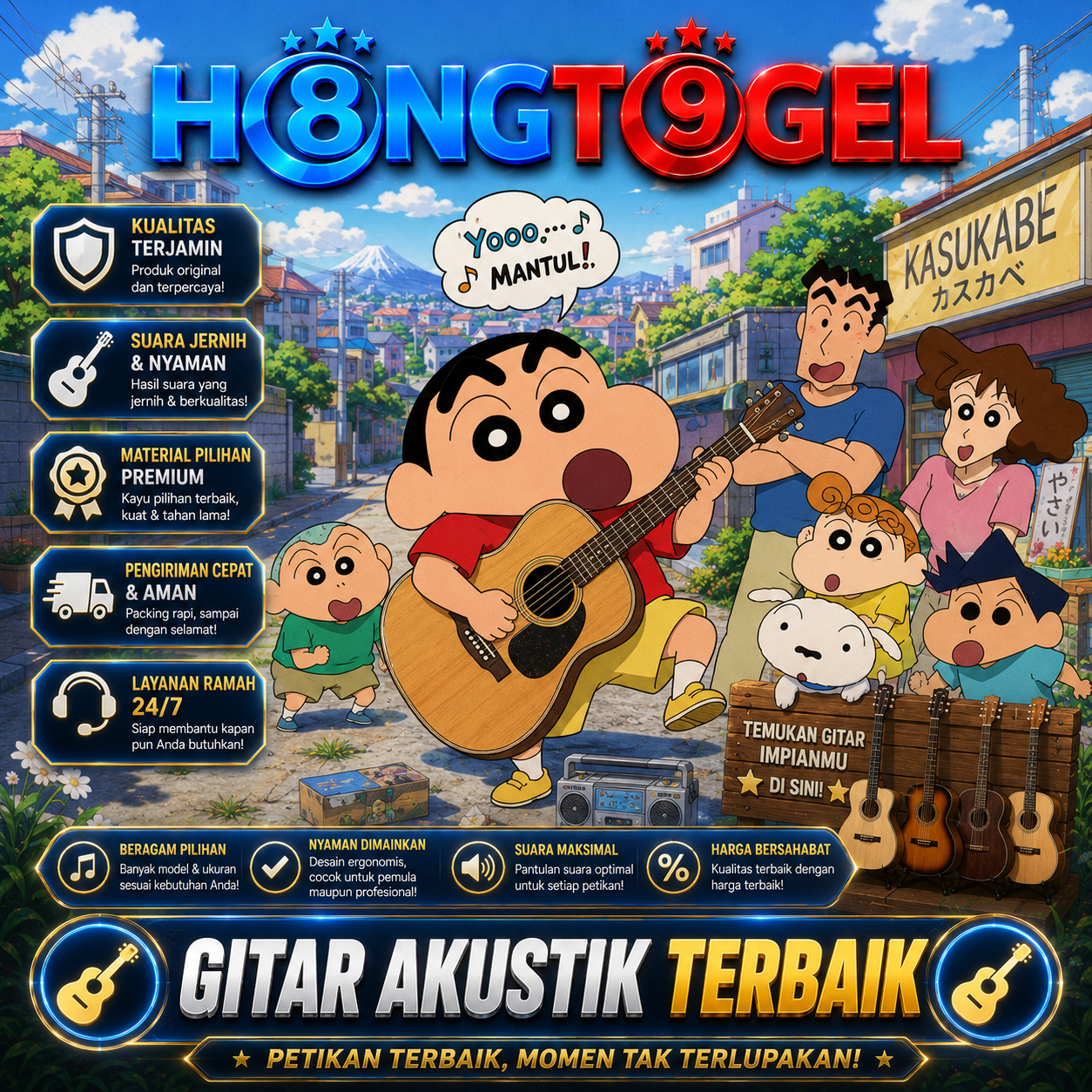 HONGTOGEL 🎶 Panduan Memilih Gitar Akustik dengan Kualitas Terbaik